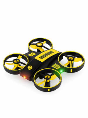 Mini Remote Control Drone for Kids – 3-Speed, One-Key Takeoff, Obstacle Avoidance, LED Lights