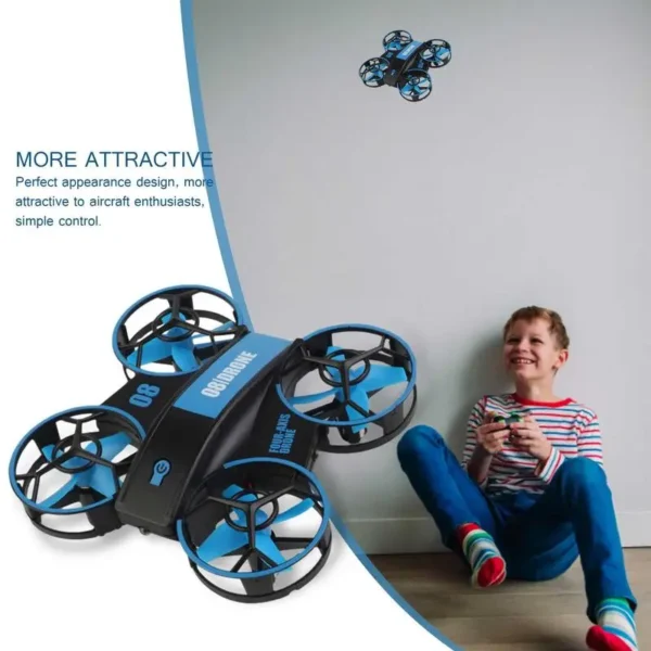 Mini Remote Control Drone for Kids – 3-Speed, One-Key Takeoff, Obstacle Avoidance, LED Lights - Image 5