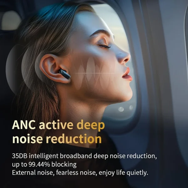 Active Noise Cancelling Bluetooth Earbuds – TWS Wireless with Smart Touch Display Case - Image 5