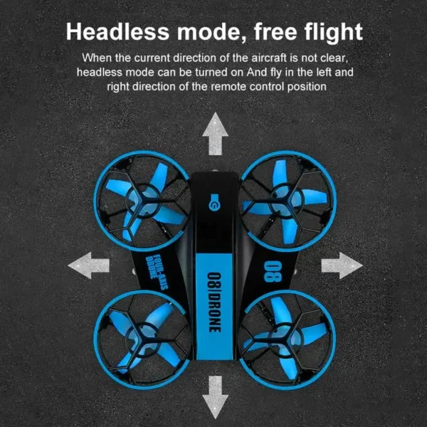 Mini Remote Control Drone for Kids – 3-Speed, One-Key Takeoff, Obstacle Avoidance, LED Lights - Image 3