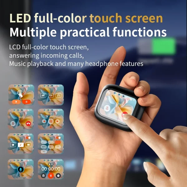Active Noise Cancelling Bluetooth Earbuds – TWS Wireless with Smart Touch Display Case - Image 2
